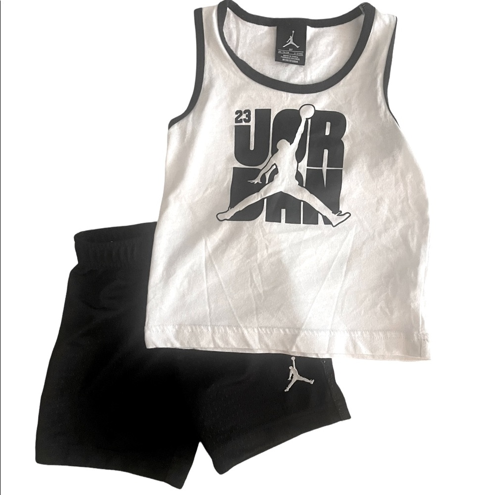 AirJordan Toddler Tank Set with mesh shorts